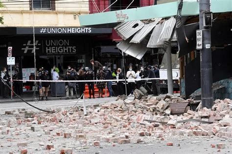 Magnitude 5.9 earthquake strikes near Melbourne, Australia.